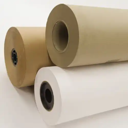 Durable white kraft paper for e-commerce mailers and envelopes