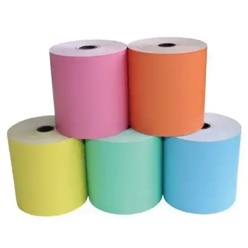 Vibrant coloured paper shopping bags